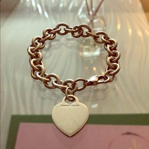 Tiffany heart tag bracelet